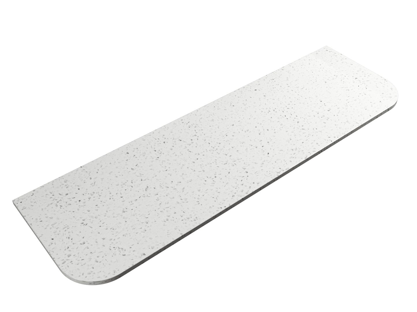 Snow Flat Stone-Curved