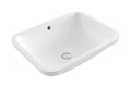 Fino Large 55 x 41 Under Counter Fireclay Basin - Gloss White