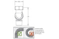 Turner Hastings 40mm Cap & Lining Flexidinger