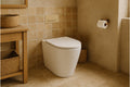 Fino WhisperFlush Matte White Floor Pan with Thin Seat