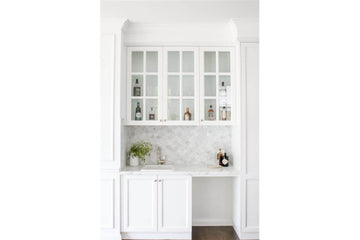 Cuisine 46 x 46 Inset / Undermount Fine Fireclay Gloss White Sink — Fireclay & Ceramic, Kitchen Sinks