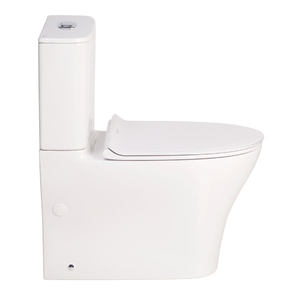 Signature Hygiene Rim Close Coupled Back to Wall Back Inlet Toilet Suite