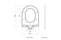 028 Quick Release Soft Close Thick Seat