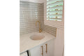 Cuisine Round 47 Inset / Undermount Fine Fireclay Gloss White Sink