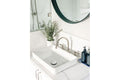 Universal 32/40mm Two Piece Brass Ceramic Pop-up Waste - Gloss White