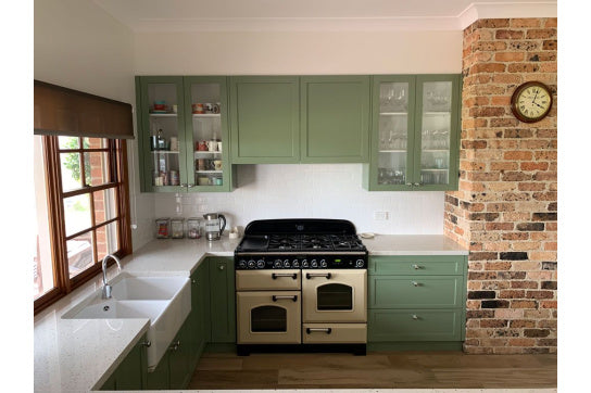 Chester 80 x 50 Double Flat Front Fine Fireclay Farmhouse Butler Sink