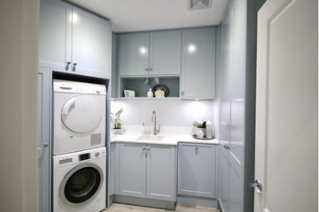 Cuisine 46 x 46 Inset / Undermount Fine Fireclay Gloss White Sink — Fireclay & Ceramic, Kitchen Sinks