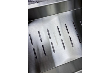 Sink Colander 43 x 19 - Stainless Steel — Chrome & Stainless, Sink Accessories