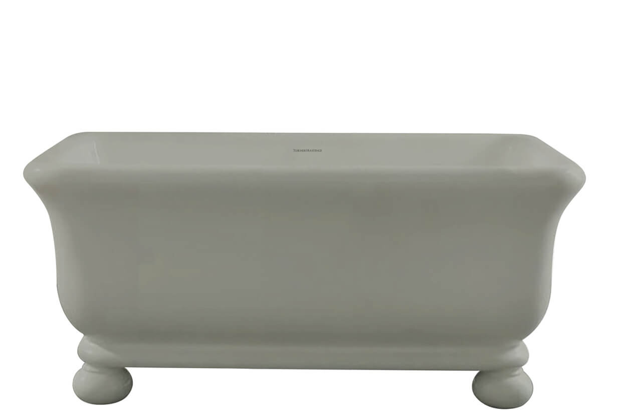 Kirkham 160 x 85 TitanCast Solid Surface Freestanding Bath with Ball Feet - Special Finish