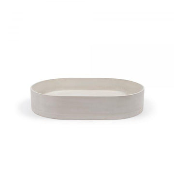 Nood Co Cylinder - Funl Basin (Ivory) — Concrete, Above Counter