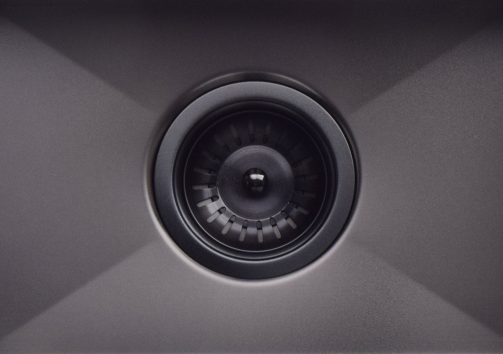 LAVELLO SINK STRAINER AND WASTE PLUG BASKET WITH STOPPER - PVD