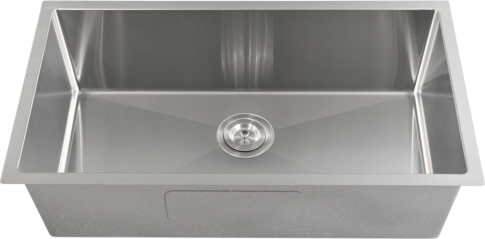 Kliff Hand Made PVD Stainless Steel Sinks 720mm LK-SSK-72 — Chrome & Stainless