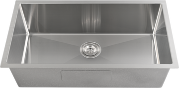 Kliff Hand Made PVD Stainless Steel Sinks 720mm LK-SSK-72 — Chrome & Stainless