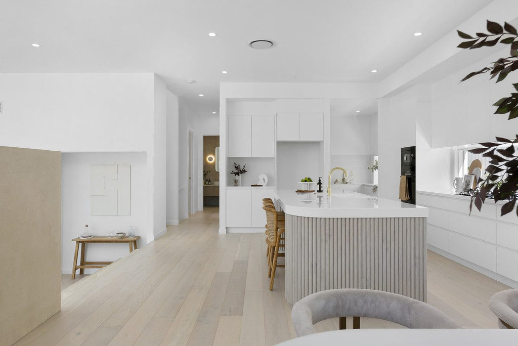 ROUND GOOSENECK KITCHEN MIXER TAP