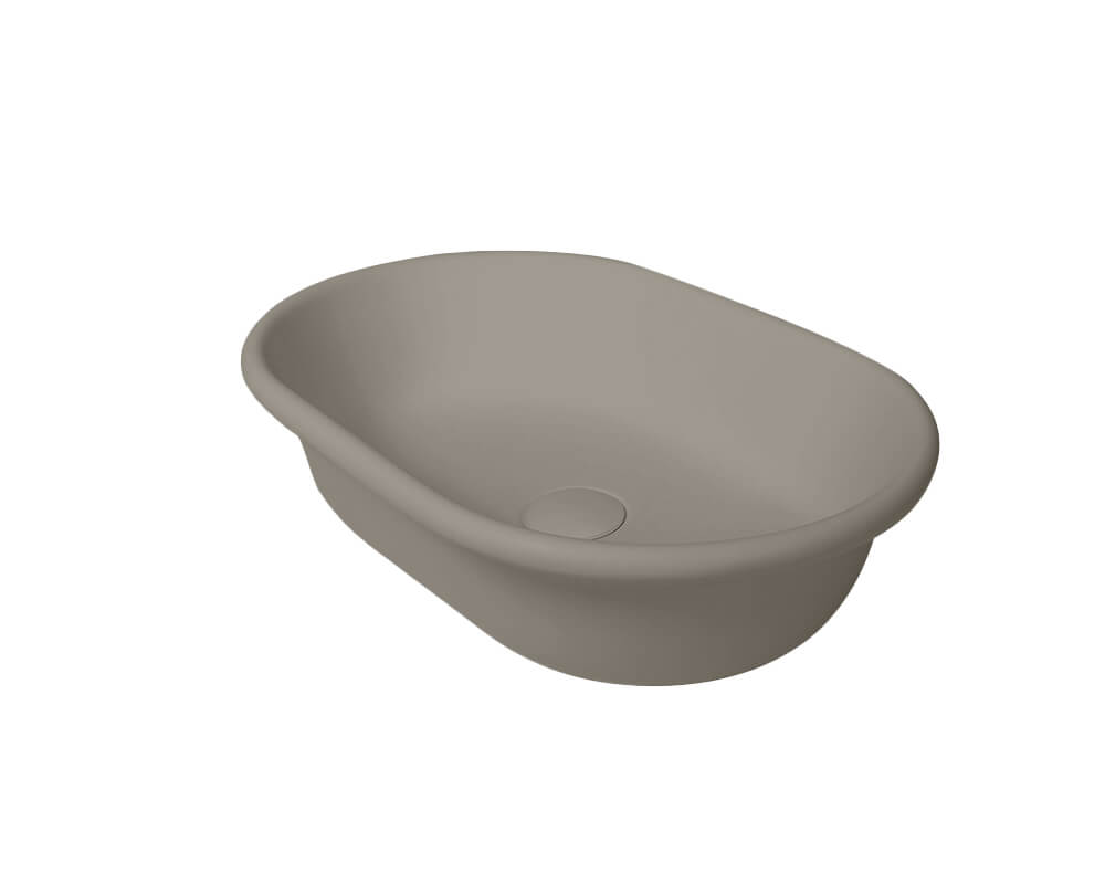 Blanche 53 x 36 TitanCast Solid Surface Above Counter Basin - Special Finish