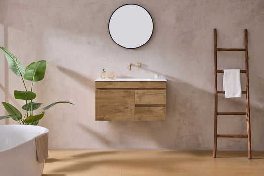 Camden Mordern Wall Hung Cabinet Prime Oak LK-MC74RW-PO