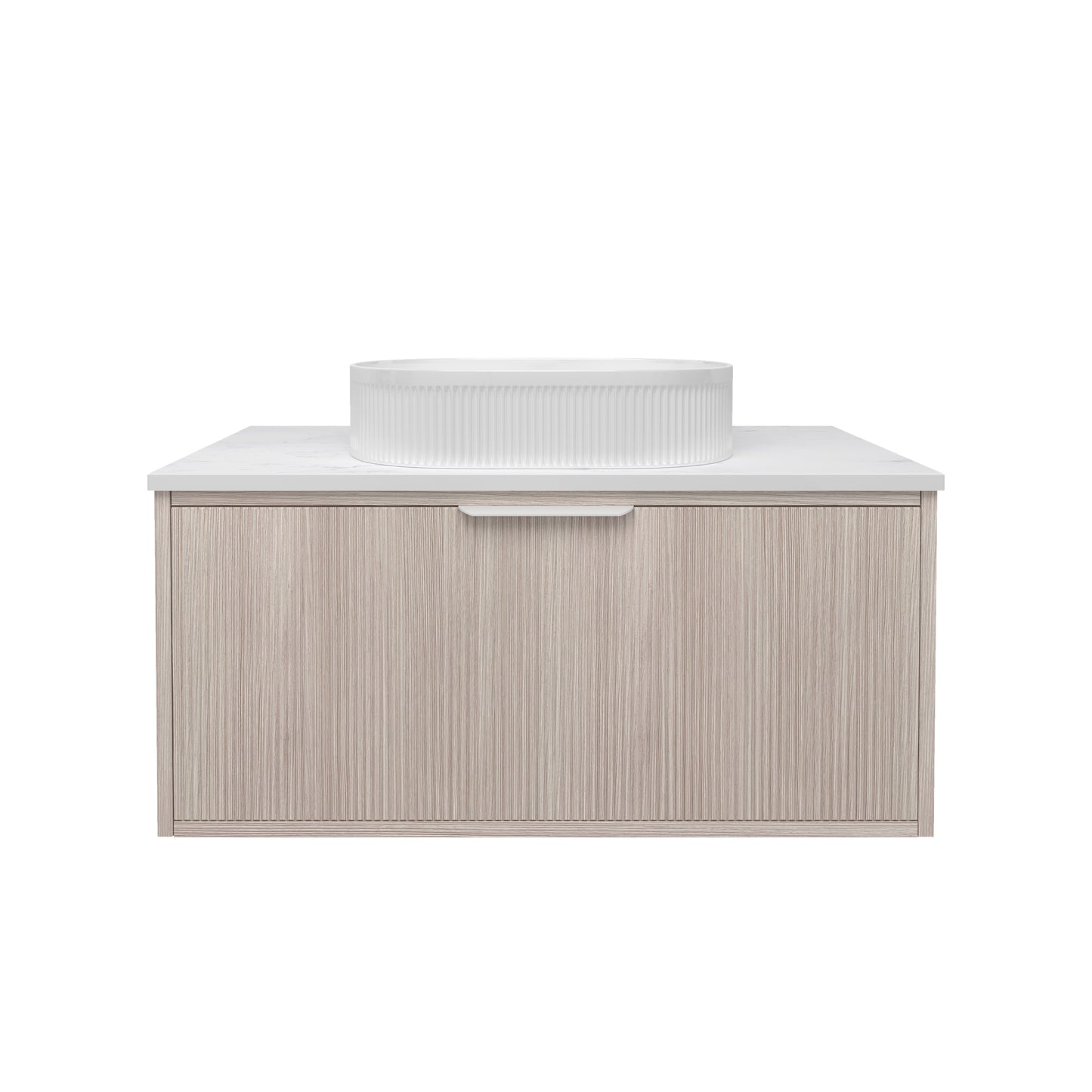 Kliff Fluted Wood Grain Vanities Coastal Oak LK-MK900W-CO