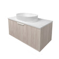 Kliff Fluted Wood Grain Vanities Coastal Oak LK-MK900W-CO