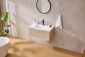 Kliff Fluted Wood Grain Vanities Coastal Oak LK-MK900W-CO