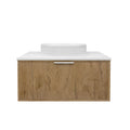 Kliff Fluted Wood Grain Vanities Prime Oak LK-MK900W-PO