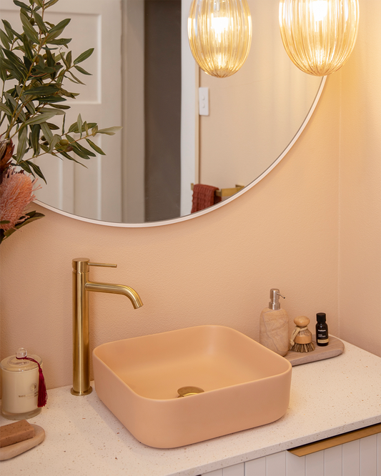 Cube Basin (Pastel Peach)