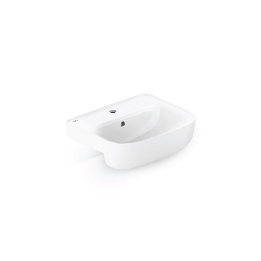 Loven 510 Semi-Recessed Basin - 1 Tap Hole - Overflow
