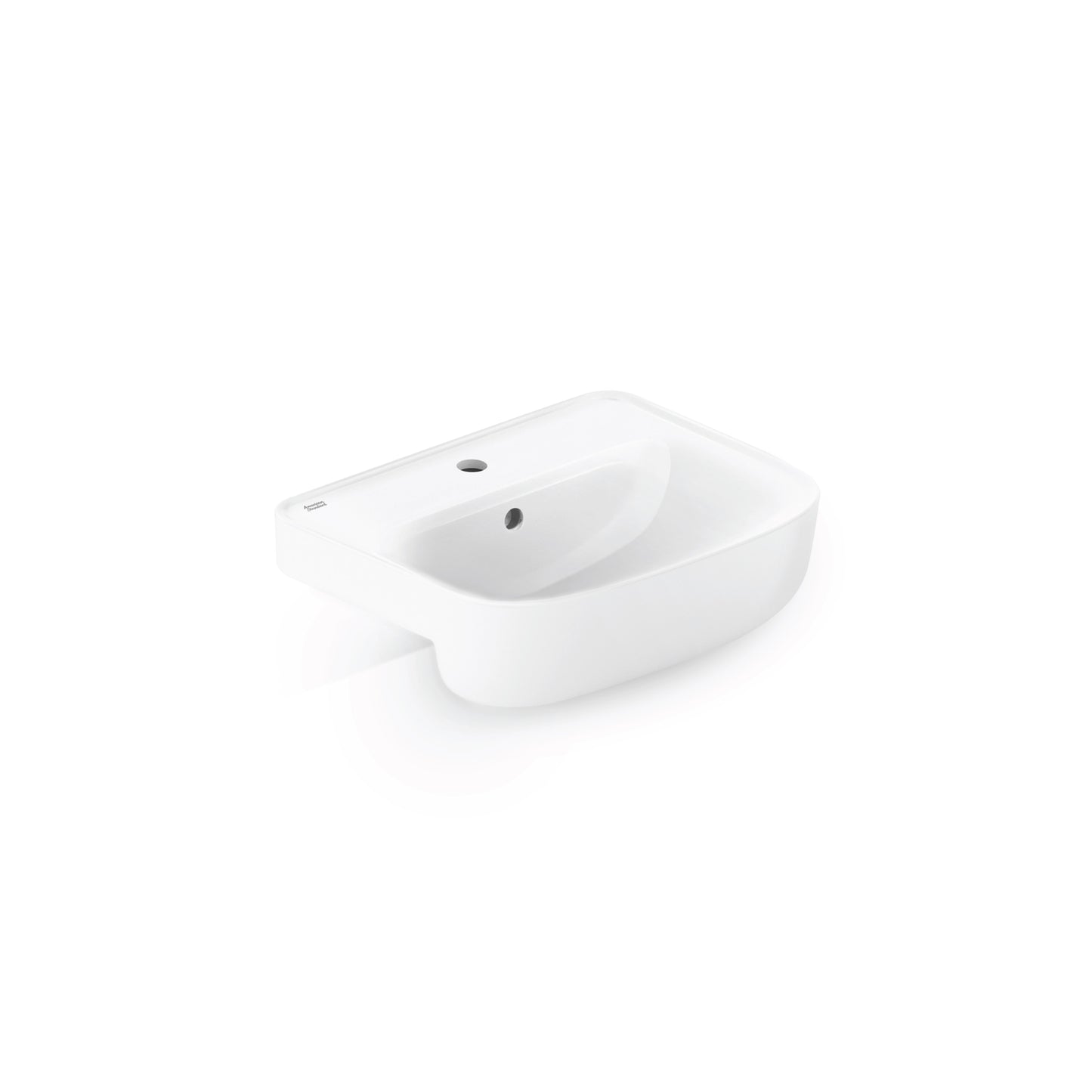 Loven 510 Semi-Recessed Basin - 1 Tap Hole - Overflow