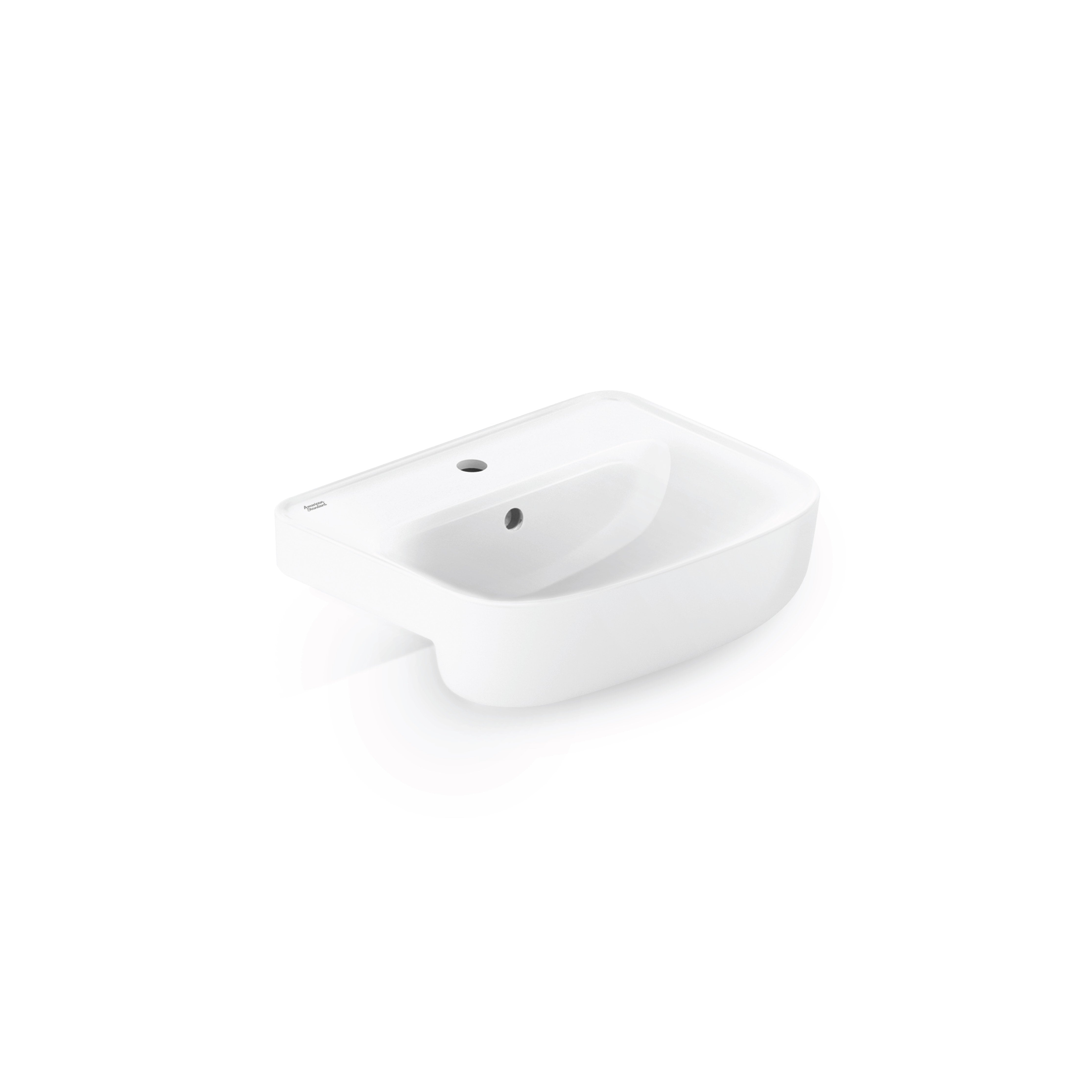 Loven 510 Semi-Recessed Basin - 1 Tap Hole - Overflow
