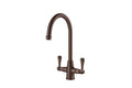 Ludlow Double Mixer Tap - English Bronze
