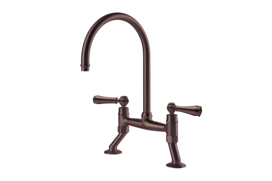 Ludlow Bridge Mixer Tap - English Bronze