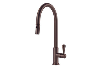 Ludlow Pull Out Mixer Tap - English Bronze — Basin Mixers