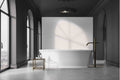 Lynton 168 x 75 TitanCast Solid Surface Freestanding Bath - Satin Silk White