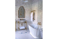 Mayer Liquid-Filled Heated Towel Rail - Brushed Brass