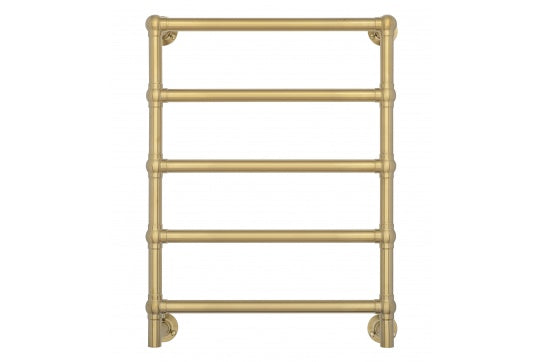 Mayer Liquid-Filled Heated Towel Rail - Brushed Brass
