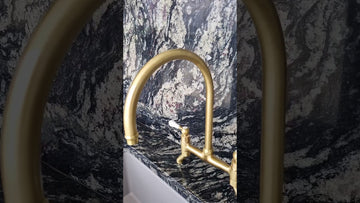 Novanta Bridge Mixer Tap - Brushed Nickel