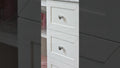 Coventry 150 x 56 Double Bowl Satin White Vanity with Real Marble Top & Ceramic Undercounter Basins