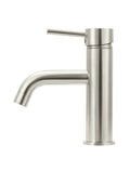 Meir Round Basin Mixer Curved - PVD Brushed Nickel
