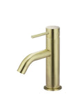 Meir Piccola Basin Mixer Tap - PVD Tiger Bronze