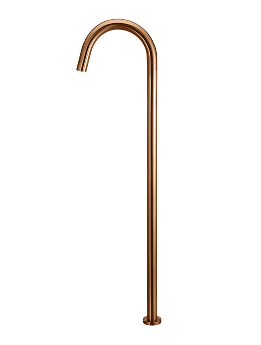 ROUND FREESTANDING BATH SPOUT