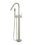 ROUND FREESTANDING BATH SPOUT AND HAND SHOWER