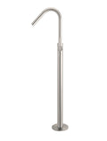 ROUND FREESTANDING BATH SPOUT AND HAND SHOWER