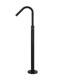 ROUND PINLESS FREESTANDING BATH SPOUT AND HAND SHOWER