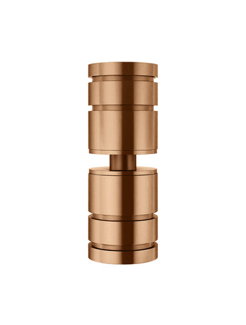 Meir Shower Door Round Handle - Glass Hardware — PVD Lustre Bronze, Shower Screen Hardware