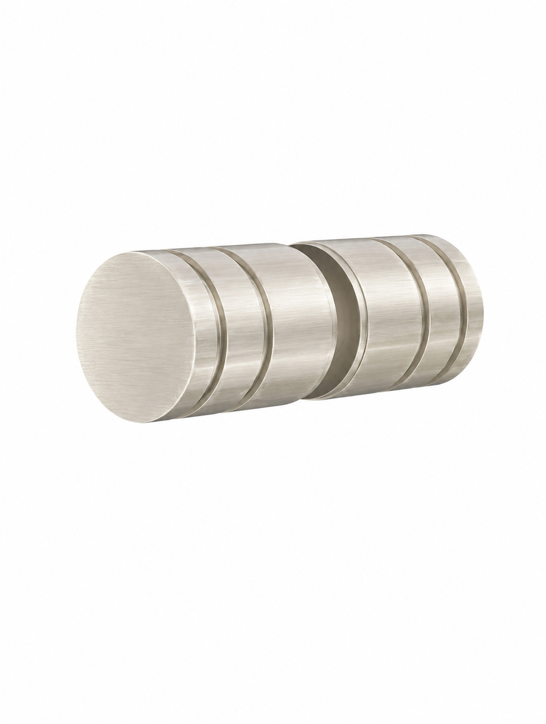 Meir Shower Door Round Handle - Glass Hardware — PVD Brushed Nickel, Brushed Nickel, Shower Screen Hardware