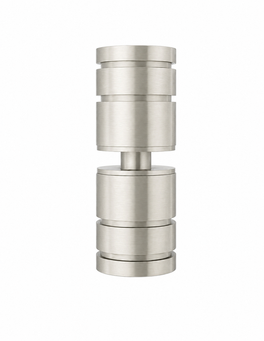 Meir Shower Door Round Handle - Glass Hardware — PVD Brushed Nickel, Brushed Nickel, Shower Screen Hardware