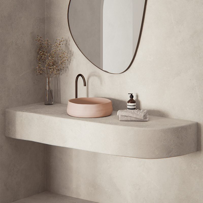 Cylinder - Funl Basin (Blush Pink)