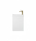 Alpha Wall Hung mini-PVC vanity with soft closing LK-AL42W