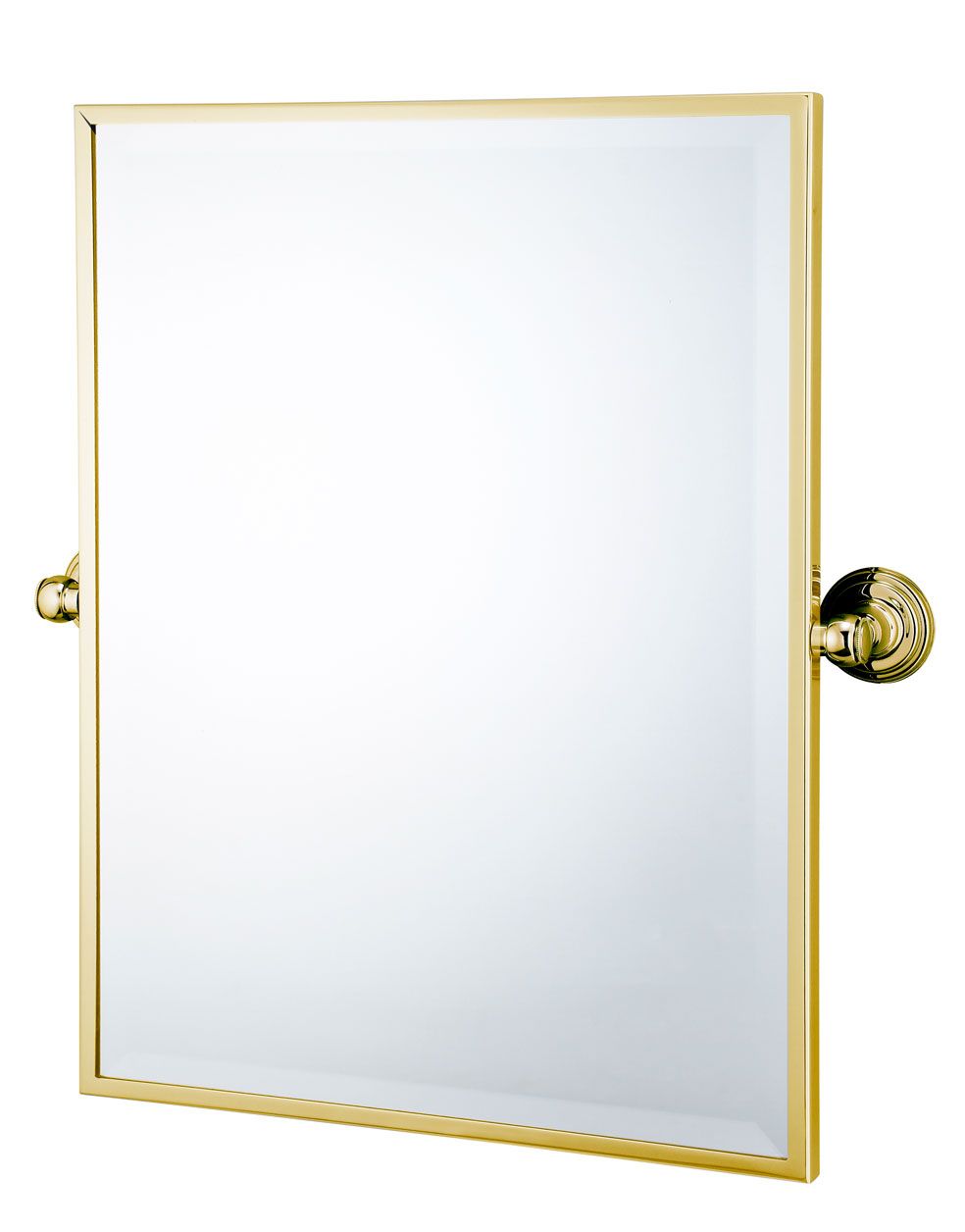 Turner Hastings Mayer Pivot Rectangle Mirror — Chrome, Wall Mirrors