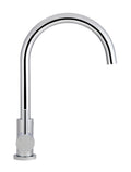 ROUND GOOSENECK KITCHEN MIXER TAP