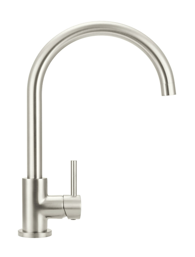 ROUND GOOSENECK KITCHEN MIXER TAP